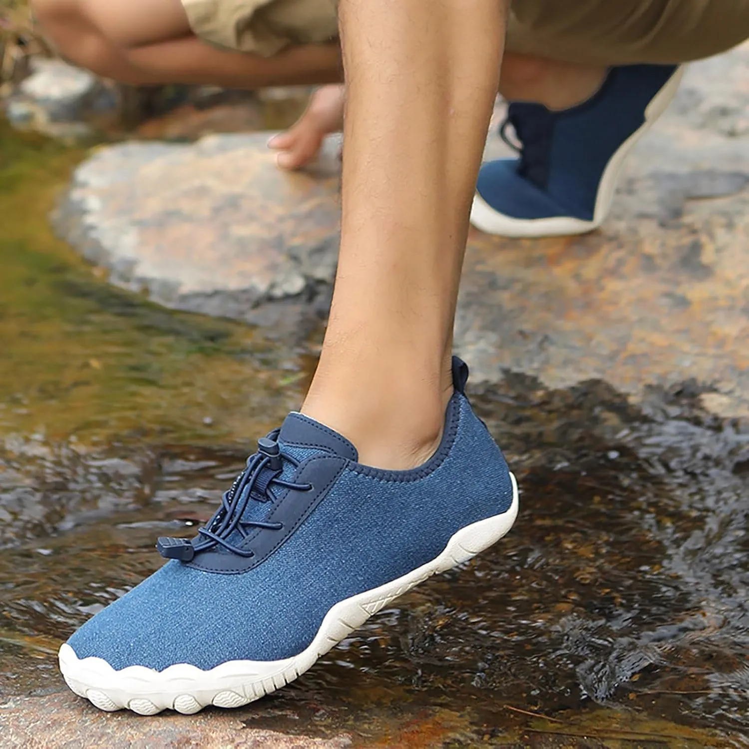 Adult Water Shoes Men Size 10.5 Non Slip Athletic Footwear Wide Toe Water Hiking Shoes for Men Cute Water Shoes for Women Aqua Sports Outdoor Shoes Aqua Socks for Swim Beach Pool Surf Yoga
