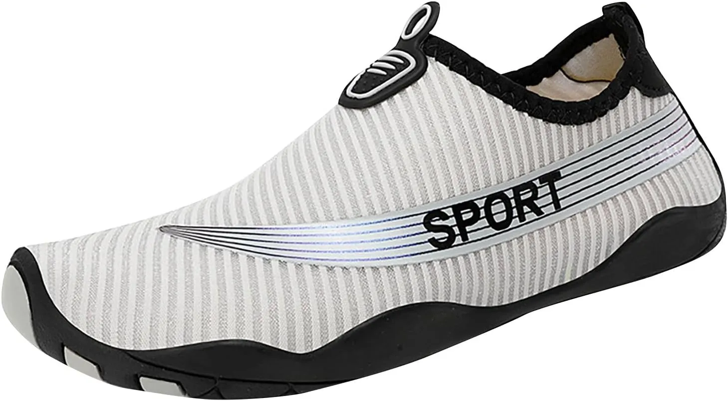 Adult Water Shoes Men Size 10.5 Non Slip Athletic Footwear Wide Toe Water Hiking Shoes for Men Cute Water Shoes for Women Aqua Sports Outdoor Shoes Aqua Socks for Swim Beach Pool Surf Yoga