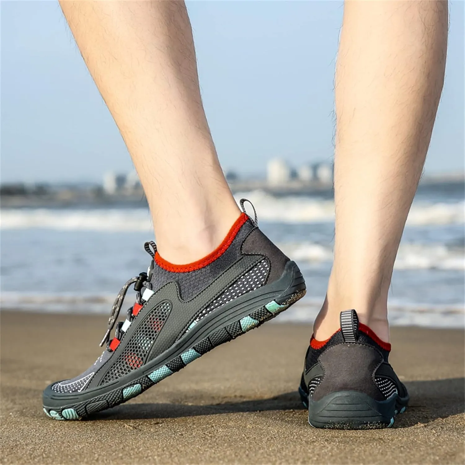 Adult Water Shoes Men Size 10.5 Quick Dry Aqua Sock Hiking Water Shoe Quick Dry Shoes Swimming Hiking Boating Sailing