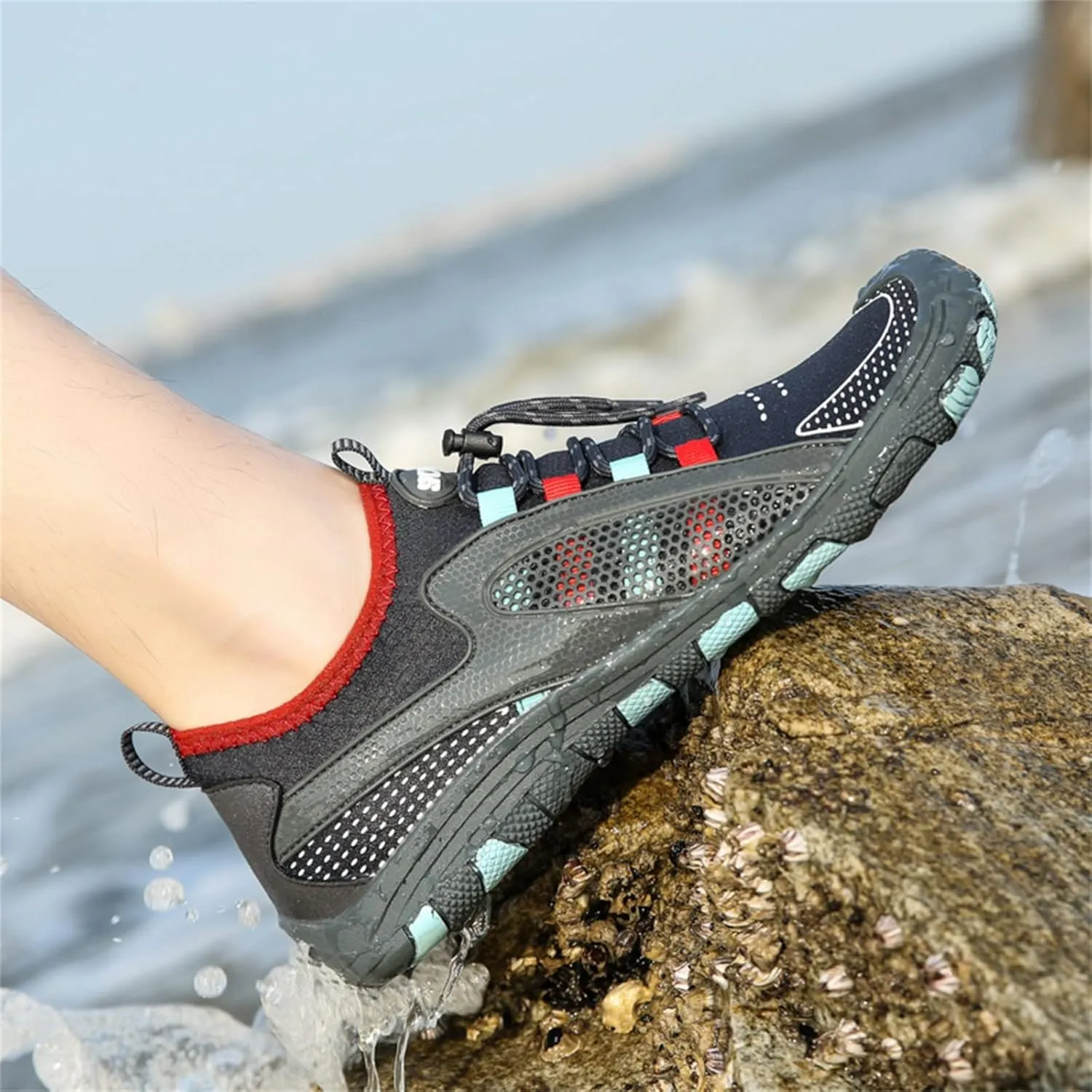 Adult Water Shoes Men Size 10.5 Quick Dry Aqua Sock Hiking Water Shoe Quick Dry Shoes Swimming Hiking Boating Sailing