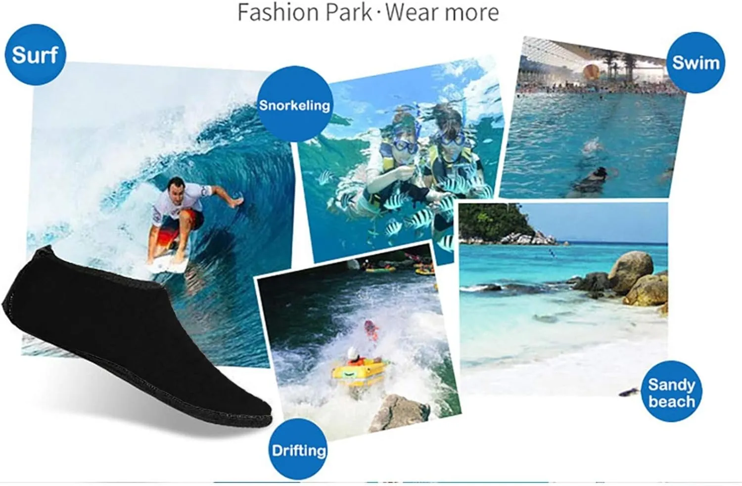 Adult Water Shoes Men Size 10.5 Quick Dry Aqua Sock Hiking Water Shoe Quick Dry Shoes Swimming Hiking Boating Sailing