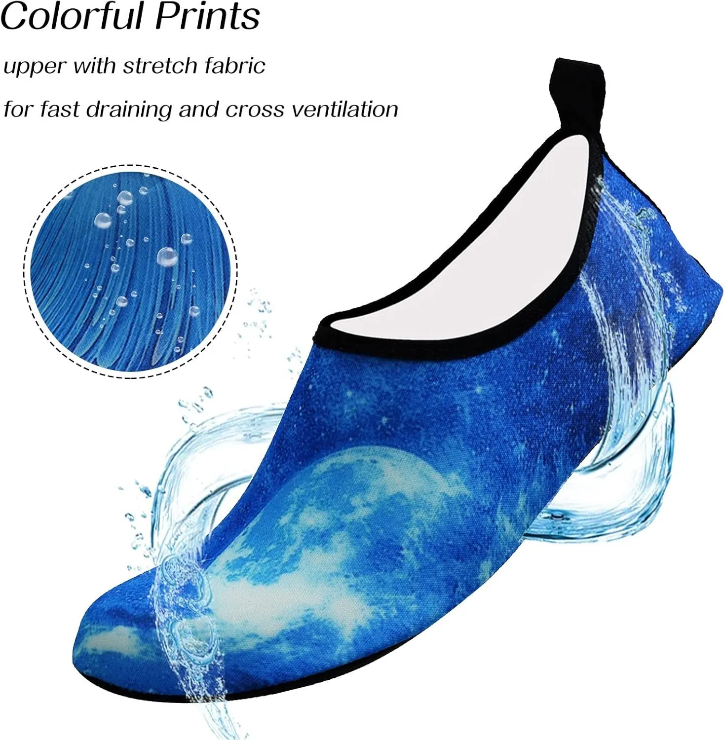 Barefoot Aqua Shoes Water Shoes for Women Men Quick Dry Beach Swim Pool Surf Hiking Kayaking Yoga Outdoor Sports Non Slip Footwear