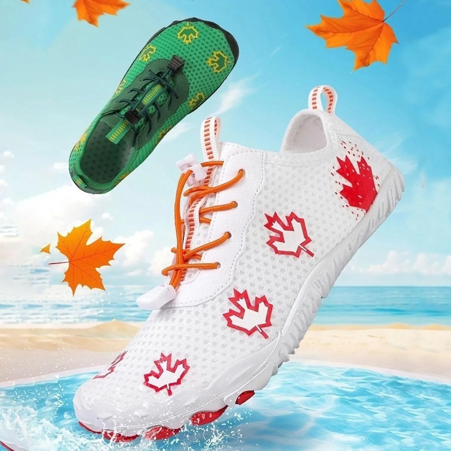 Barefoot Zero Drop Hiking Waterproof Shoes Women Grounded Waterproof Footwear for Women Breathable Non-Slip Athletic Footwear Wide Toe Water Shoes for Hiking Neuropathy Lightweight Walking Shoe