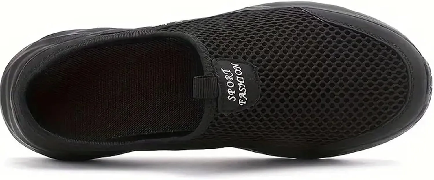Breathable Dress Sneaker Men's Casual Breathable Slip On Sneakers