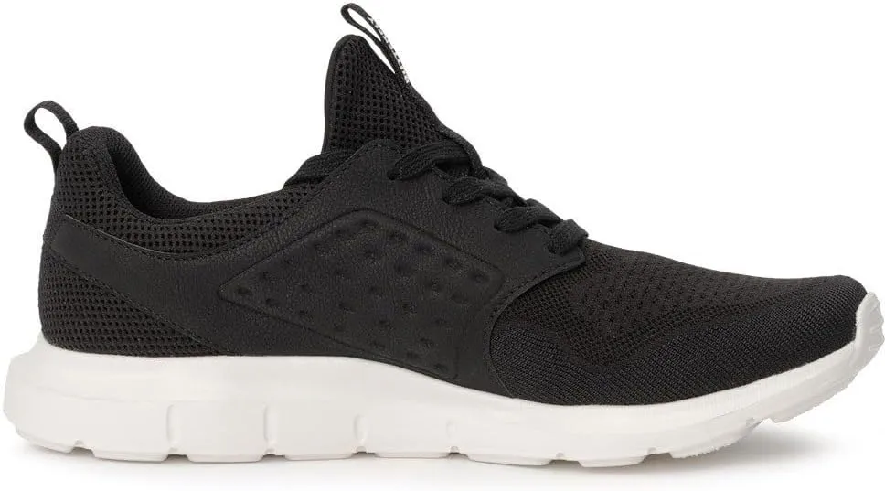Butterfly Sunika Trainers – Comfortable Sneakers - Modern Lightweight Sneakers - Flexible Shoes - Soft Sole Cushioned Shoes – Casual Sneakers Men or Women - Black
