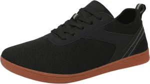 Canvas Slip On Shoes for Women Wide Width Zero Drop Sole Minimalist Toe Box Walking Shoe Non Slip Work Shoes Women Comfortable Breathable Soft Sole Sports Casual Shoe Lightweight Outdoor Footwear