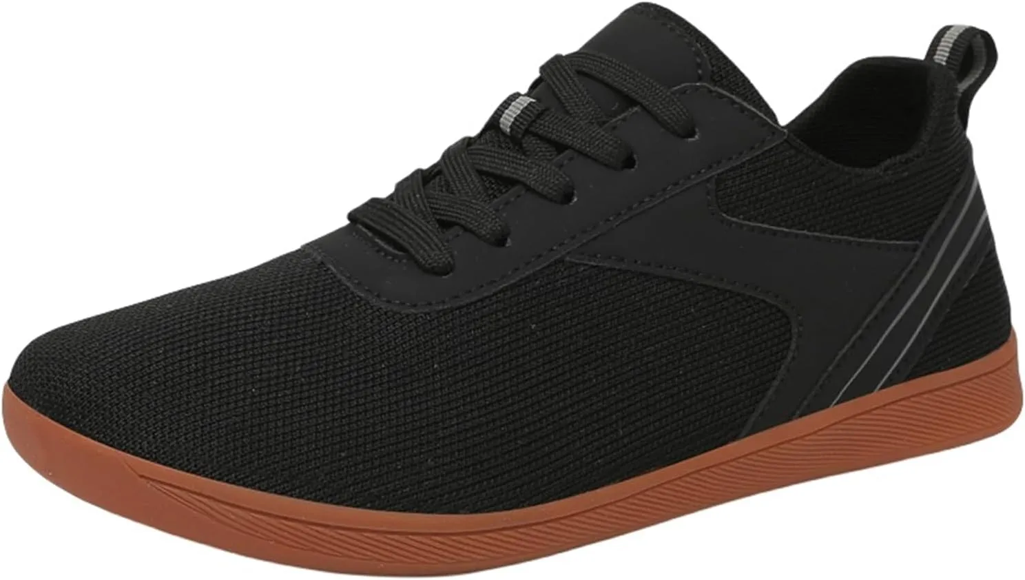 Canvas Slip On Shoes for Women Wide Width Zero Drop Sole Minimalist Toe Box Walking Shoe Non Slip Work Shoes Women Comfortable Breathable Soft Sole Sports Casual Shoe Lightweight Outdoor Footwear