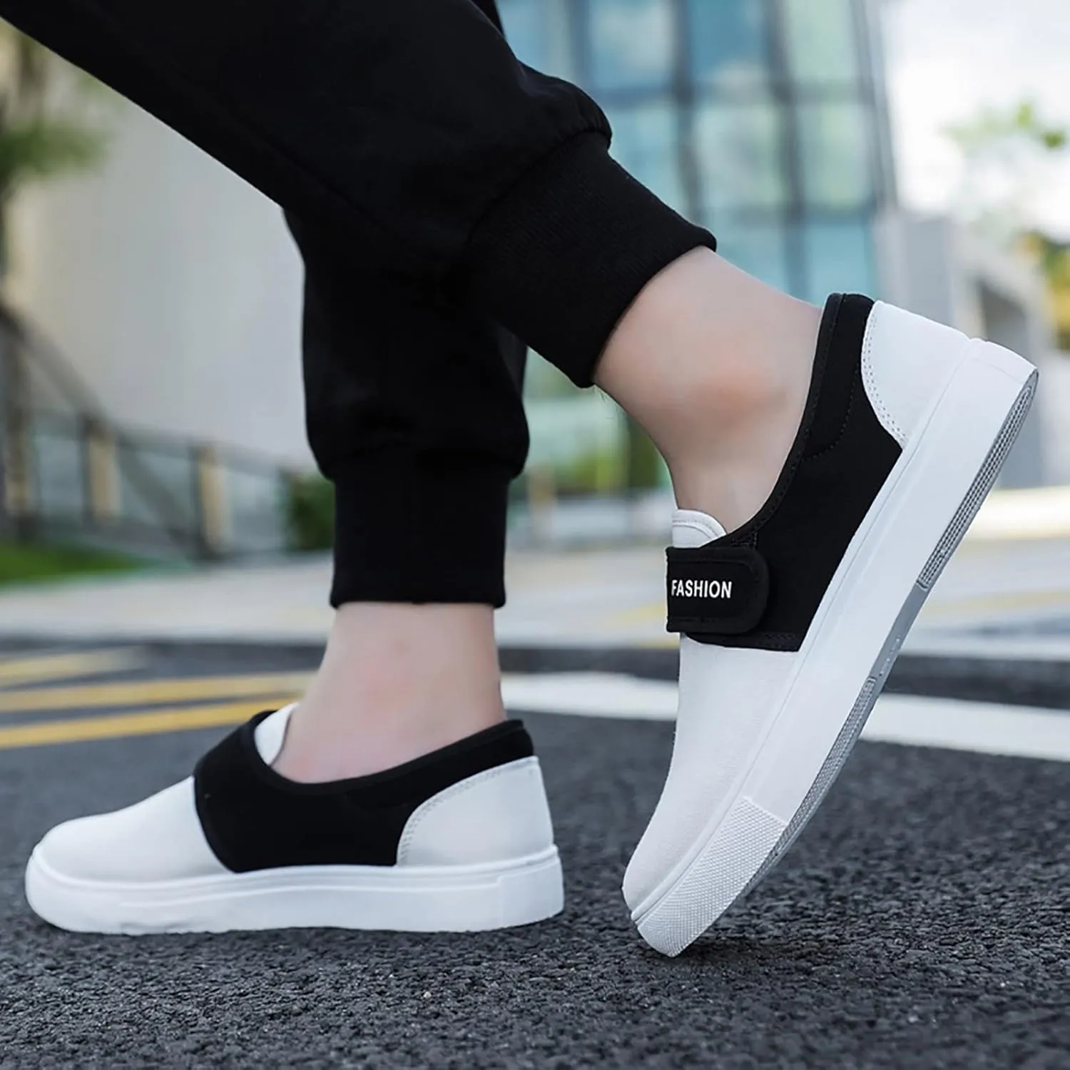 Casual Dress Shoes Canvas for Men Low Top Walking Shoes Fashion Casual