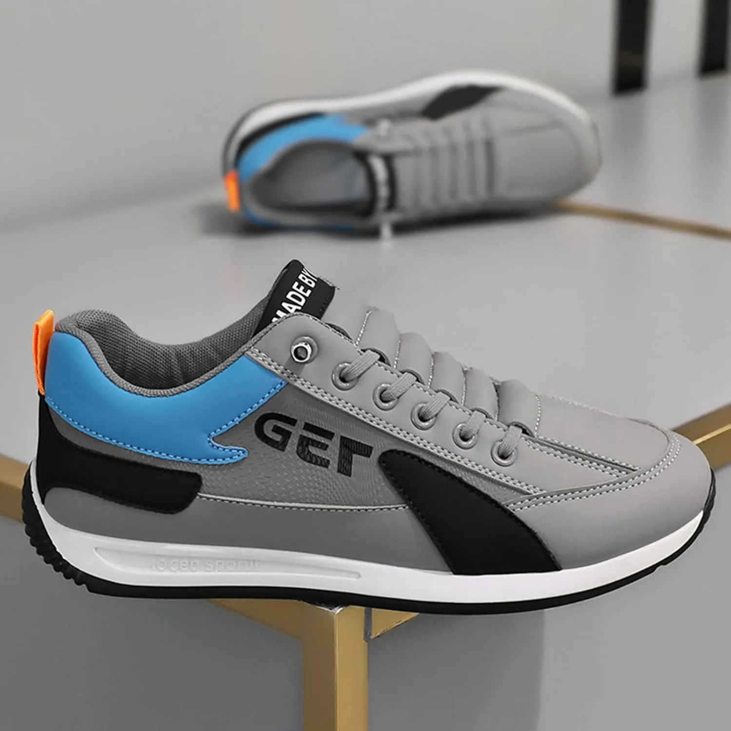 Casual Dress Shoes Sports Shoes Spring New Foreign Trade Men's Lace Up Running Fashion