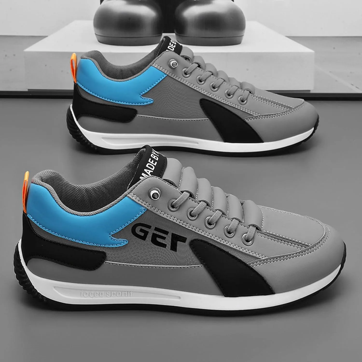 Casual Dress Shoes Sports Shoes Spring New Foreign Trade Men's Lace Up Running Fashion