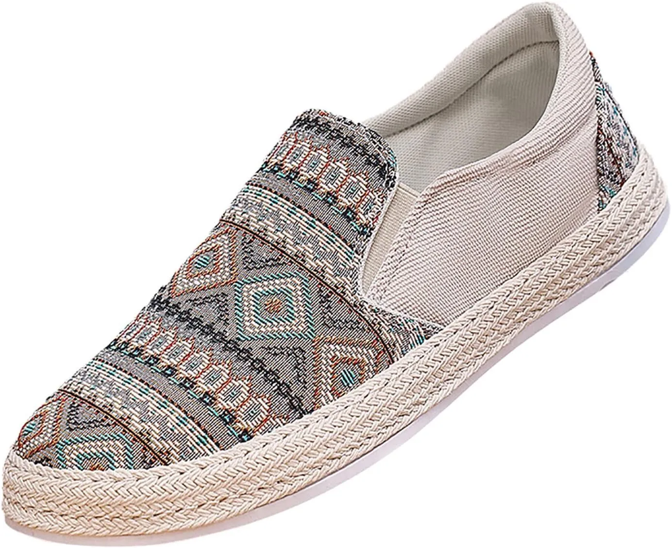 Casual Walking Shoes 2022 Men's New Spring and Fisherman's Shoes Canvas Thick Soled Slip On