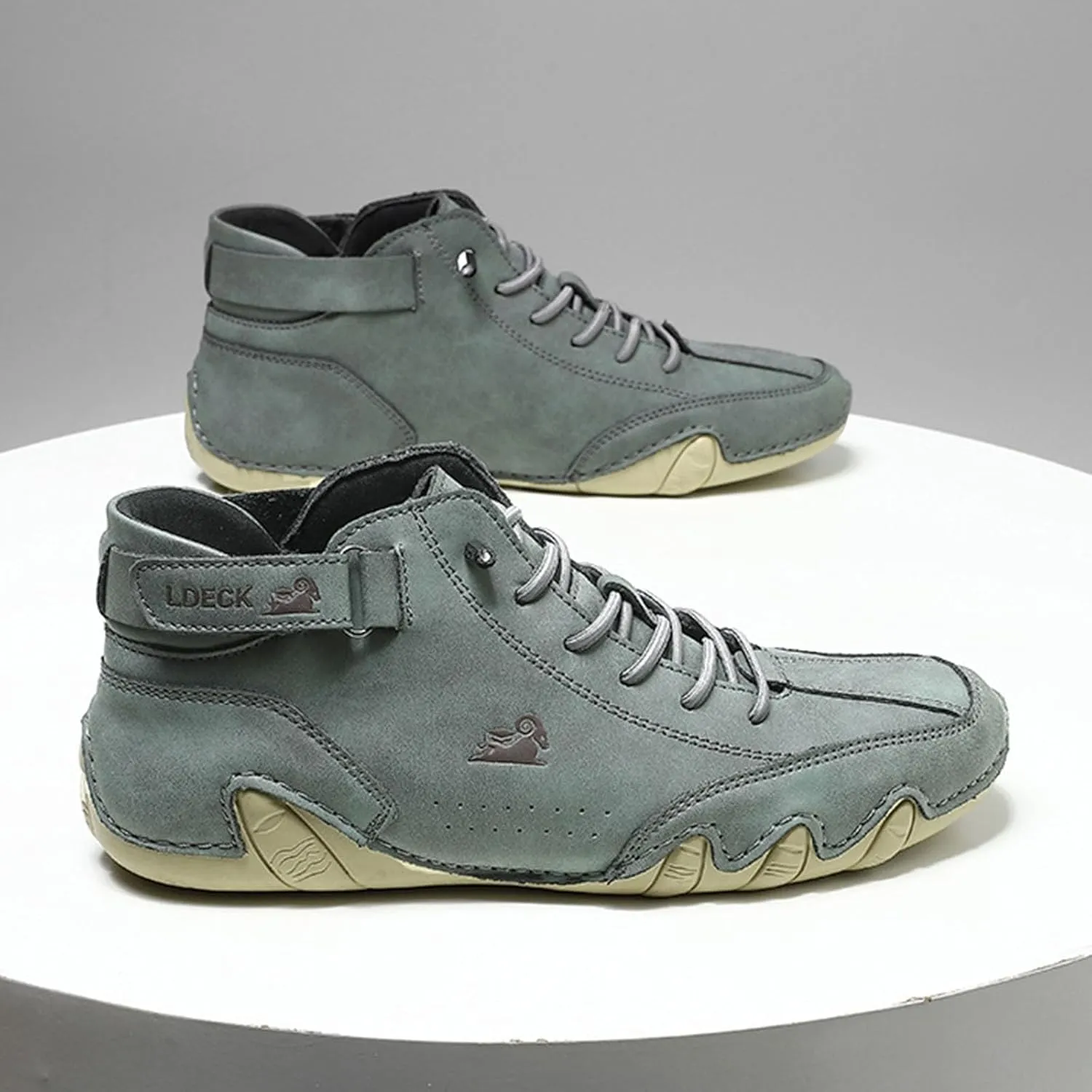Casual Walking Shoes Boots Spring/Summer Border Popular High Top Men's Shoes Men's Casual Short Boots