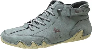 Casual Walking Shoes Boots Spring/Summer Border Popular High Top Men's Shoes Men's Casual Short Boots