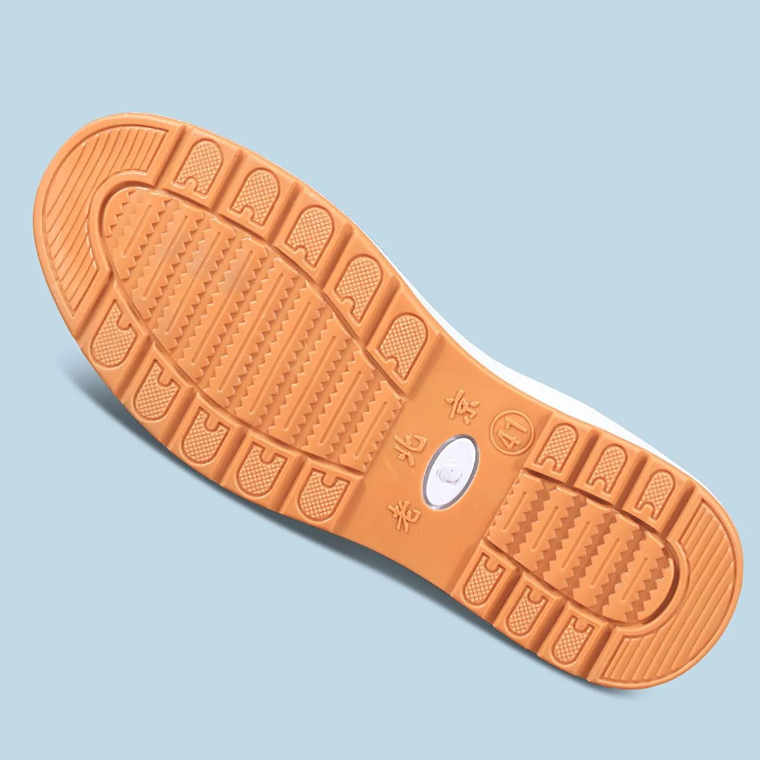 Casual Walking Shoes Fashion All Season Men Casual Shoes Flat Bottom Round Toe Non Slip Cloth Solid Color