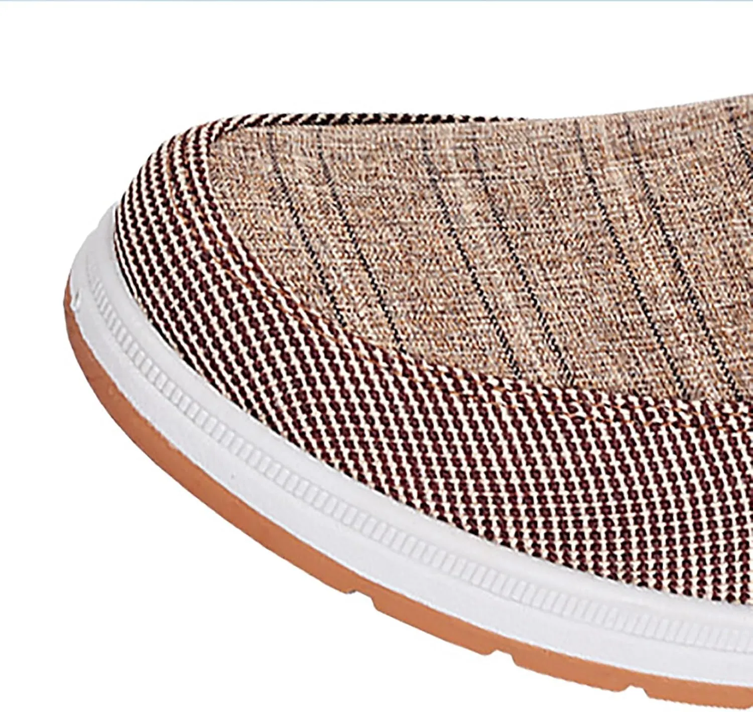 Casual Walking Shoes Fashion All Season Men Casual Shoes Flat Bottom Round Toe Non Slip Cloth Solid Color