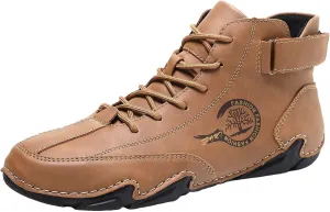 Casual Walking Shoes Winter Pull On Outwear Fashionable Classic Short Boots PU Breathable Cool Boots