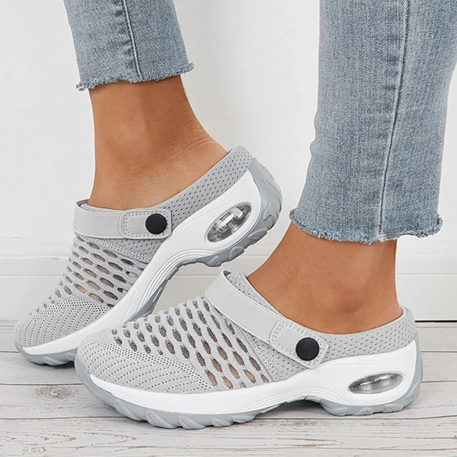 Cathalem Orthopedic Sneakers for Women Women's Orthopedic Breathable Soft Shoes Walking Slip on Diabetic Foam Shoes