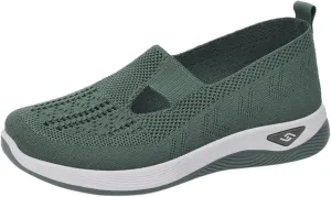 Cathalem Orthopedic Sneakers for Women Women's Orthopedic Breathable Soft Shoes Walking Slip on Diabetic Foam Shoes