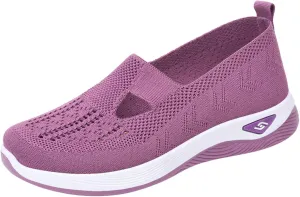 Cathalem Orthopedic Sneakers for Women Women's Orthopedic Breathable Soft Shoes Walking Slip on Diabetic Foam Shoes