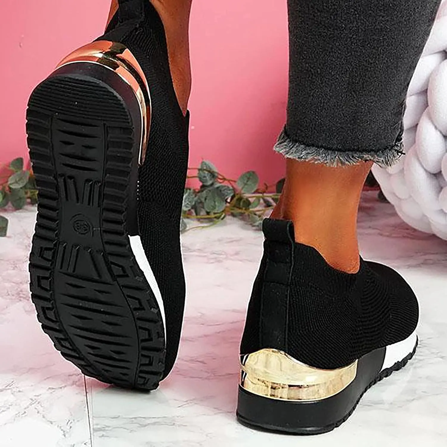 Comfy - Elegant Orthopedic & Extremely Soft Shoes Women Slip On Trainers Sneakers Pumps Ladies Breathable Comfy Loafers