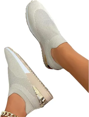Comfy - Elegant Orthopedic & Extremely Soft Shoes Women Slip On Trainers Sneakers Pumps Ladies Breathable Comfy Loafers