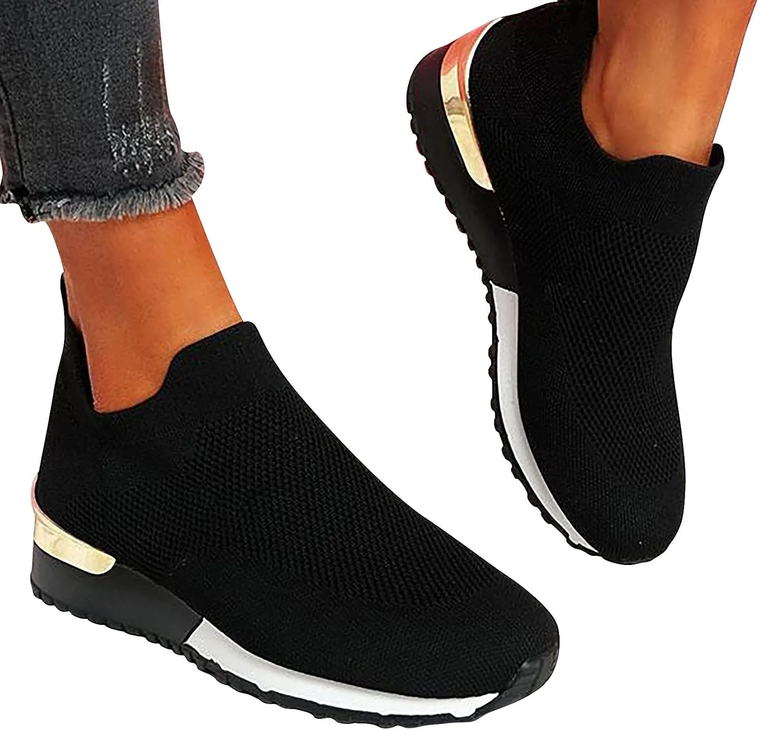 Comfy - Elegant Orthopedic & Extremely Soft Shoes Women Slip On Trainers Sneakers Pumps Ladies Breathable Comfy Loafers