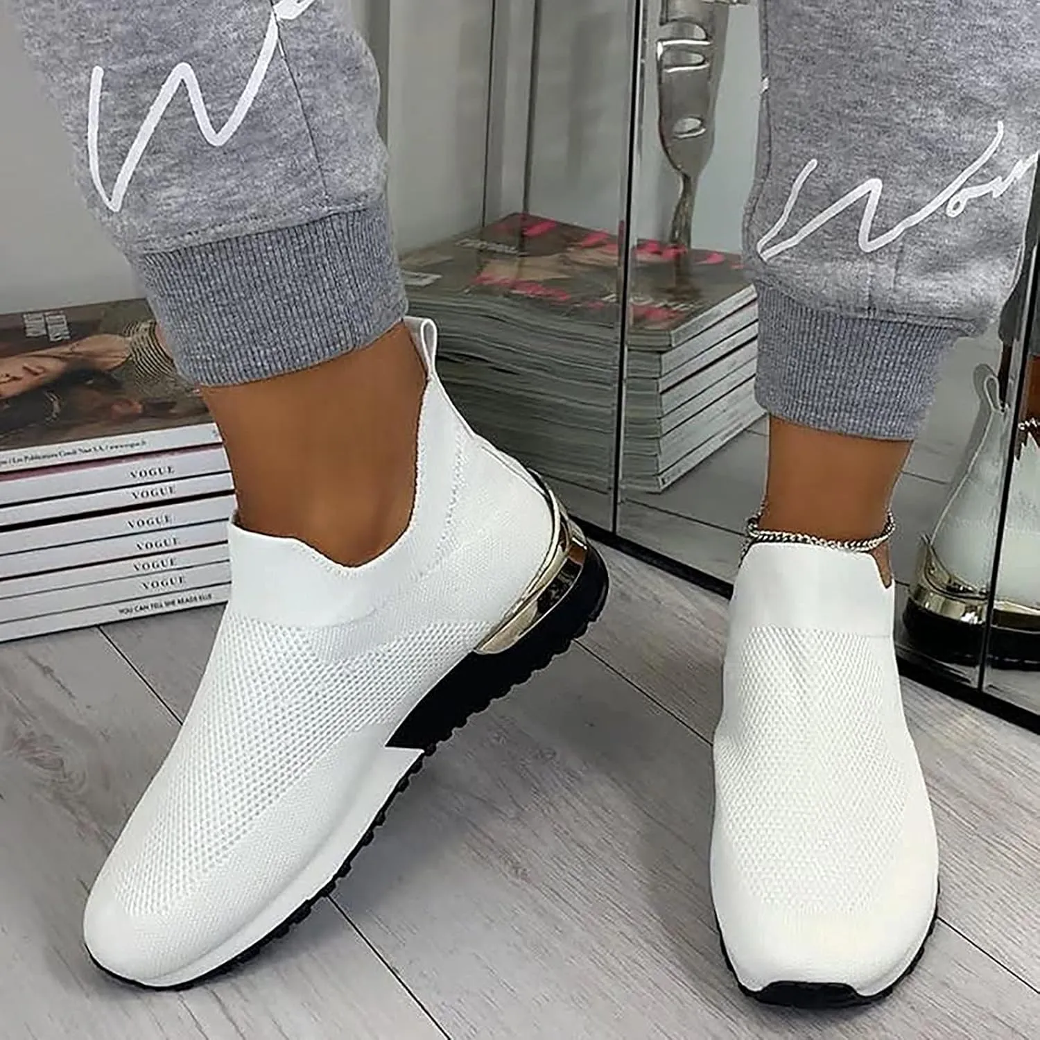 Comfy - Elegant Orthopedic & Extremely Soft Shoes Women Slip On Trainers Sneakers Pumps Ladies Breathable Comfy Loafers