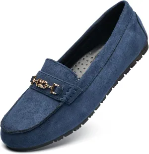 DeYashopin Women's Loafer Shoes Leisure Slip On Work Shoes Comfort Walking Flats
