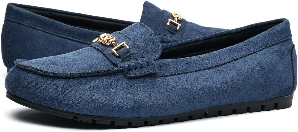 DeYashopin Women's Loafer Shoes Leisure Slip On Work Shoes Comfort Walking Flats