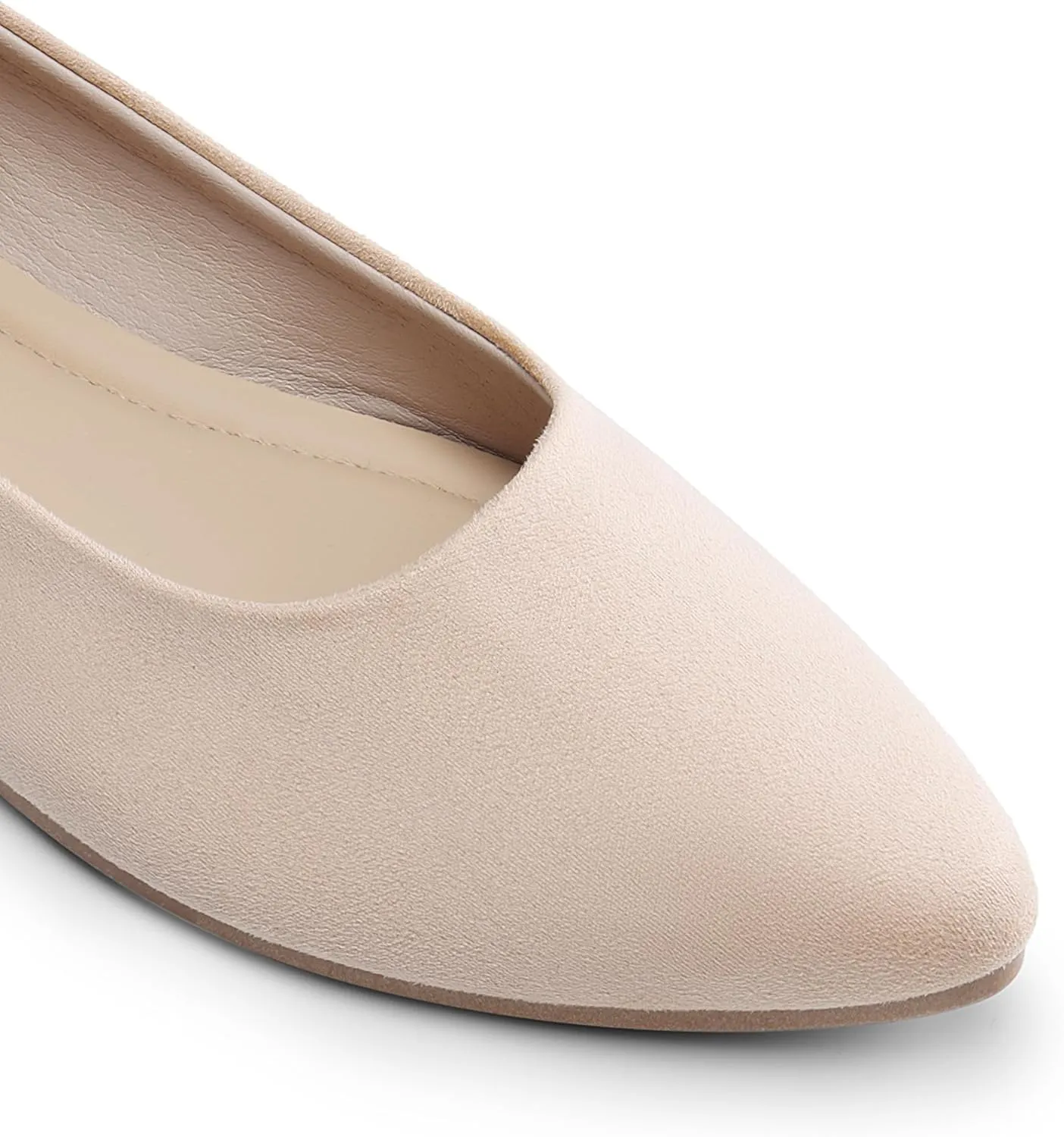 DREAM PAIRS Womens Flats Comfortable Slip On Business Work Office Casual Suede Ballet Flats Pointed Toe Dress Shoes