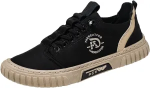 Fashion Sneakers Casual Shoe for Men Men Low Top Breathable Casual Walking Shoes Canvas