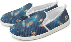 Jeiento Butterfly Slip-On Loafers for Women Casual Shoes Outdoor Mesh Shoes