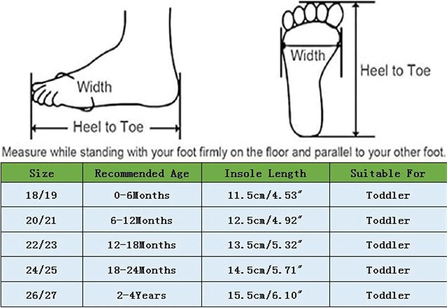 JINCAIHONG Babys Walking Shoes with Soft Sole Newborns Floor Socks Non Slip Slippers Rubber Shoes for Infant