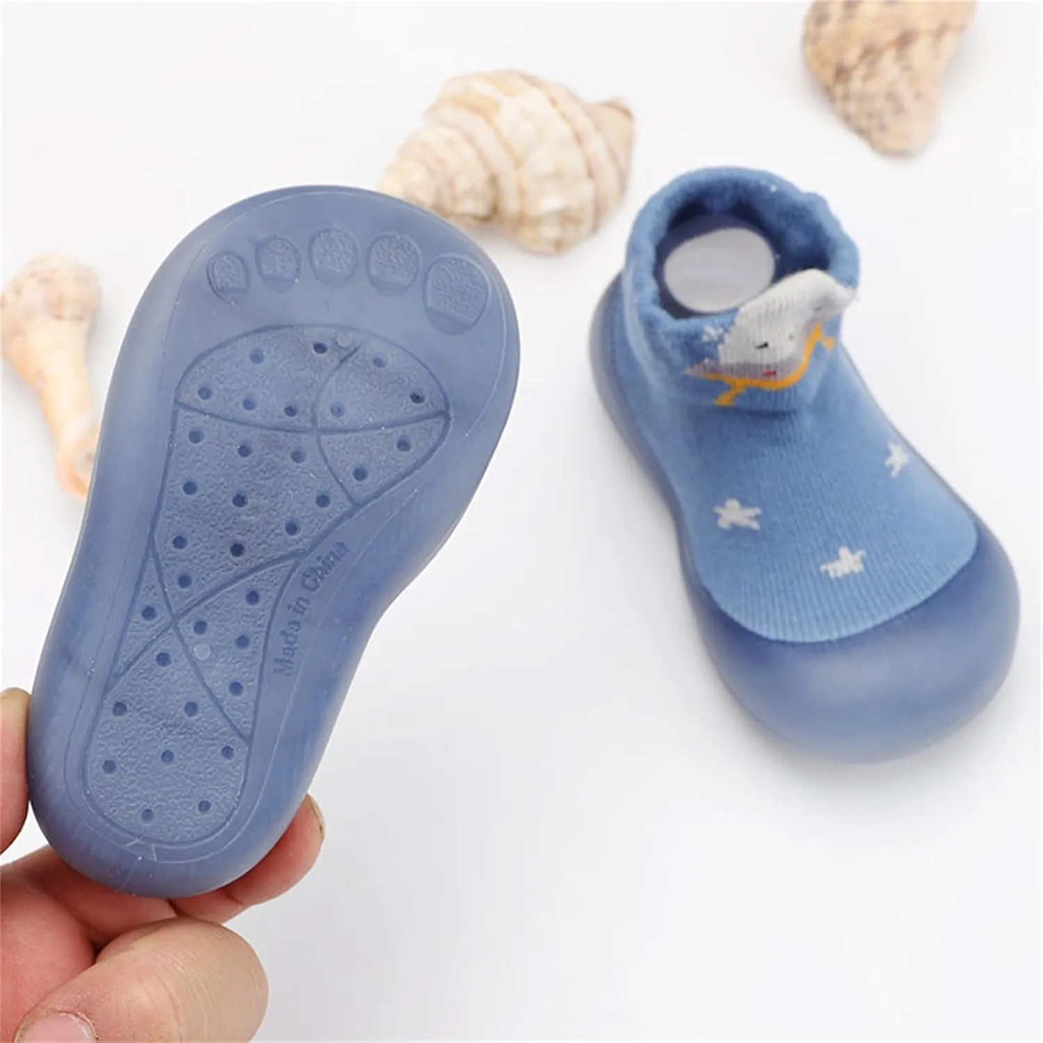 JINCAIHONG Babys Walking Shoes with Soft Sole Newborns Floor Socks Non Slip Slippers Rubber Shoes for Infant