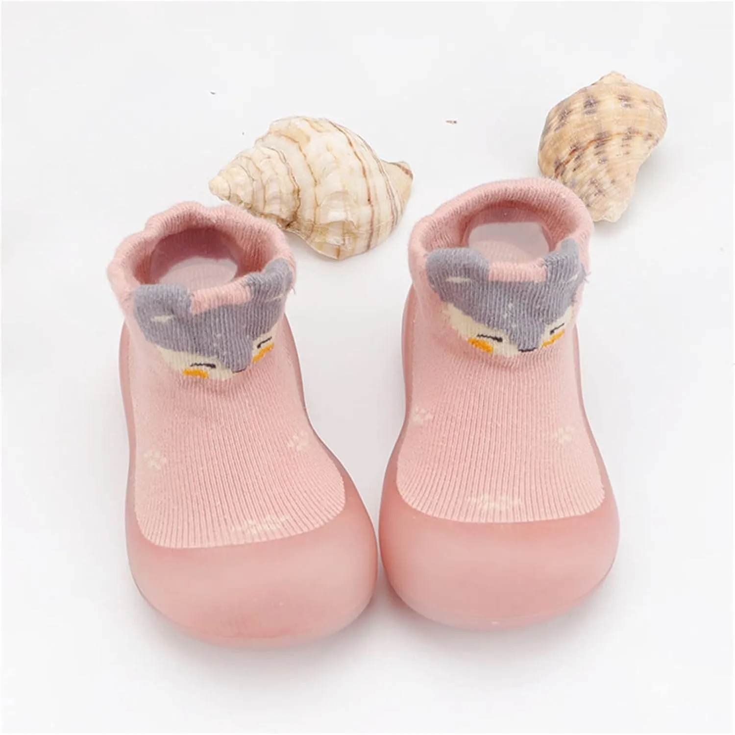 JINCAIHONG Babys Walking Shoes with Soft Sole Newborns Floor Socks Non Slip Slippers Rubber Shoes for Infant
