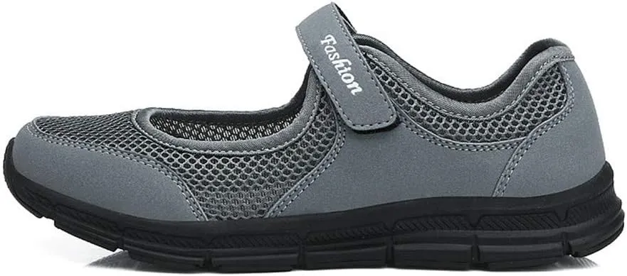 LEADER SHOW Women's Mary Jane Sneakers Lightweight Comfortable Lady Flats Walking Loafers Nursing Shoes