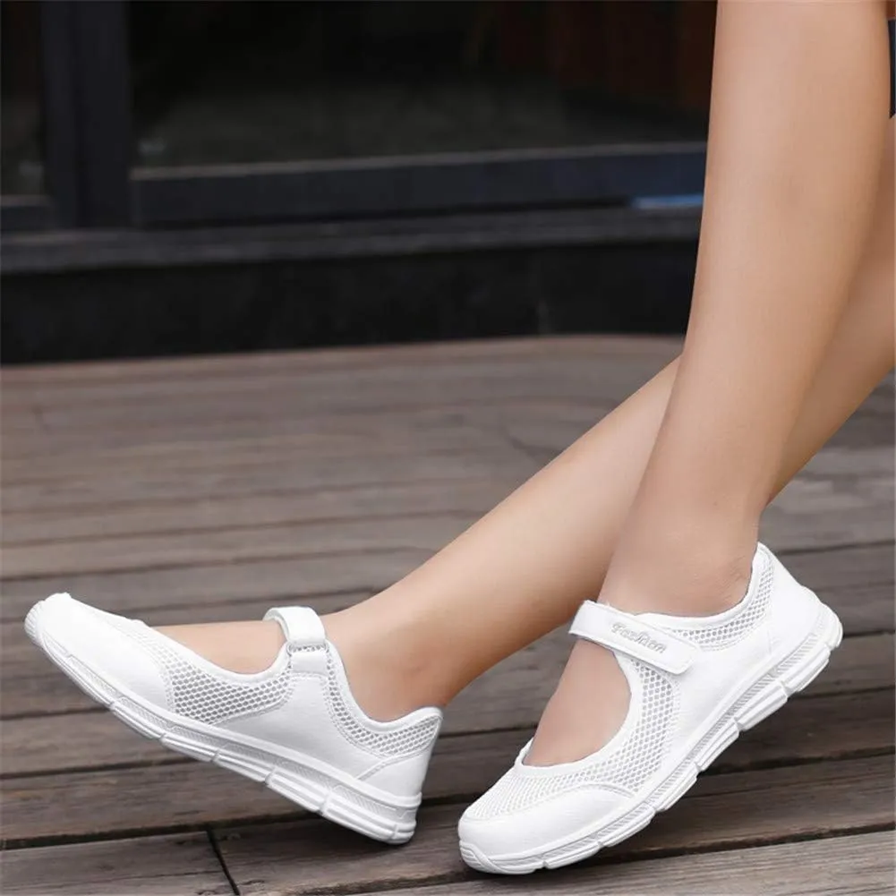 LEADER SHOW Women's Mary Jane Sneakers Lightweight Comfortable Lady Flats Walking Loafers Nursing Shoes
