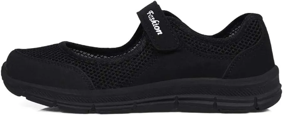 LEADER SHOW Women's Mary Jane Sneakers Lightweight Comfortable Lady Flats Walking Loafers Nursing Shoes