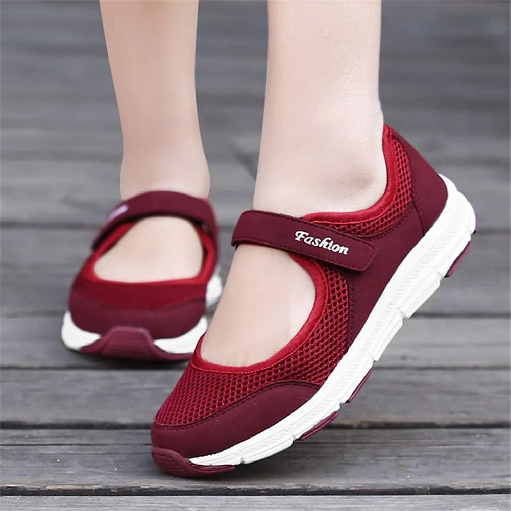 LEADER SHOW Women's Mary Jane Sneakers Lightweight Comfortable Lady Flats Walking Loafers Nursing Shoes