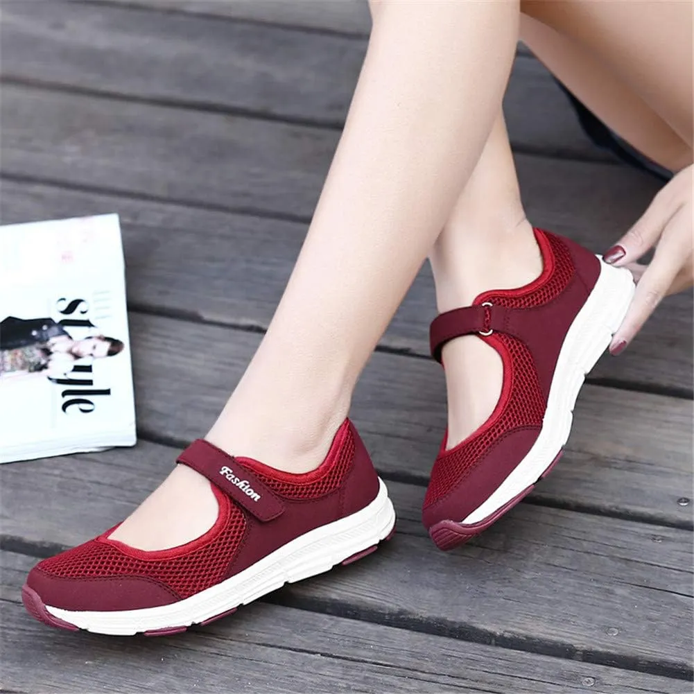 LEADER SHOW Women's Mary Jane Sneakers Lightweight Comfortable Lady Flats Walking Loafers Nursing Shoes