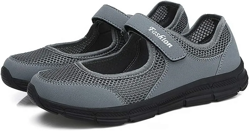 LEADER SHOW Women's Mary Jane Sneakers Lightweight Comfortable Lady Flats Walking Loafers Nursing Shoes