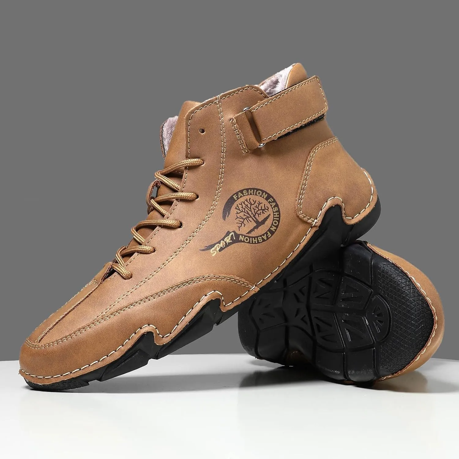 Lightweight Shoes Winter Pull On Outwear Fashionable Classic Short Boots PU Breathable Cool Boots