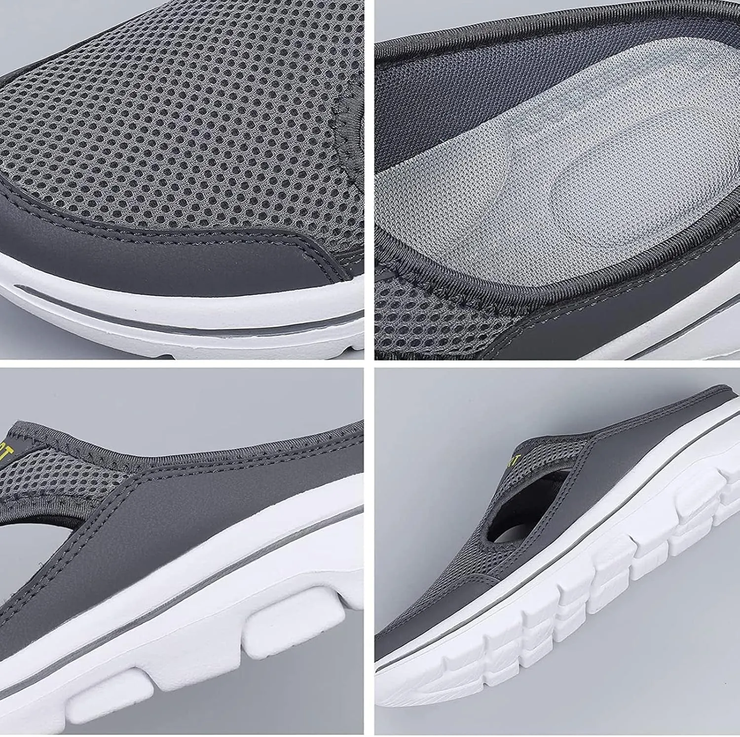 Meaboots Sandals,Meaboots Men's Comfort Breathable Support Sports Sandals Arch Support Sandals Casual Hollow-Out Orthopedic Mesh Sandals Non Slip Thick Couple Beach Sandals