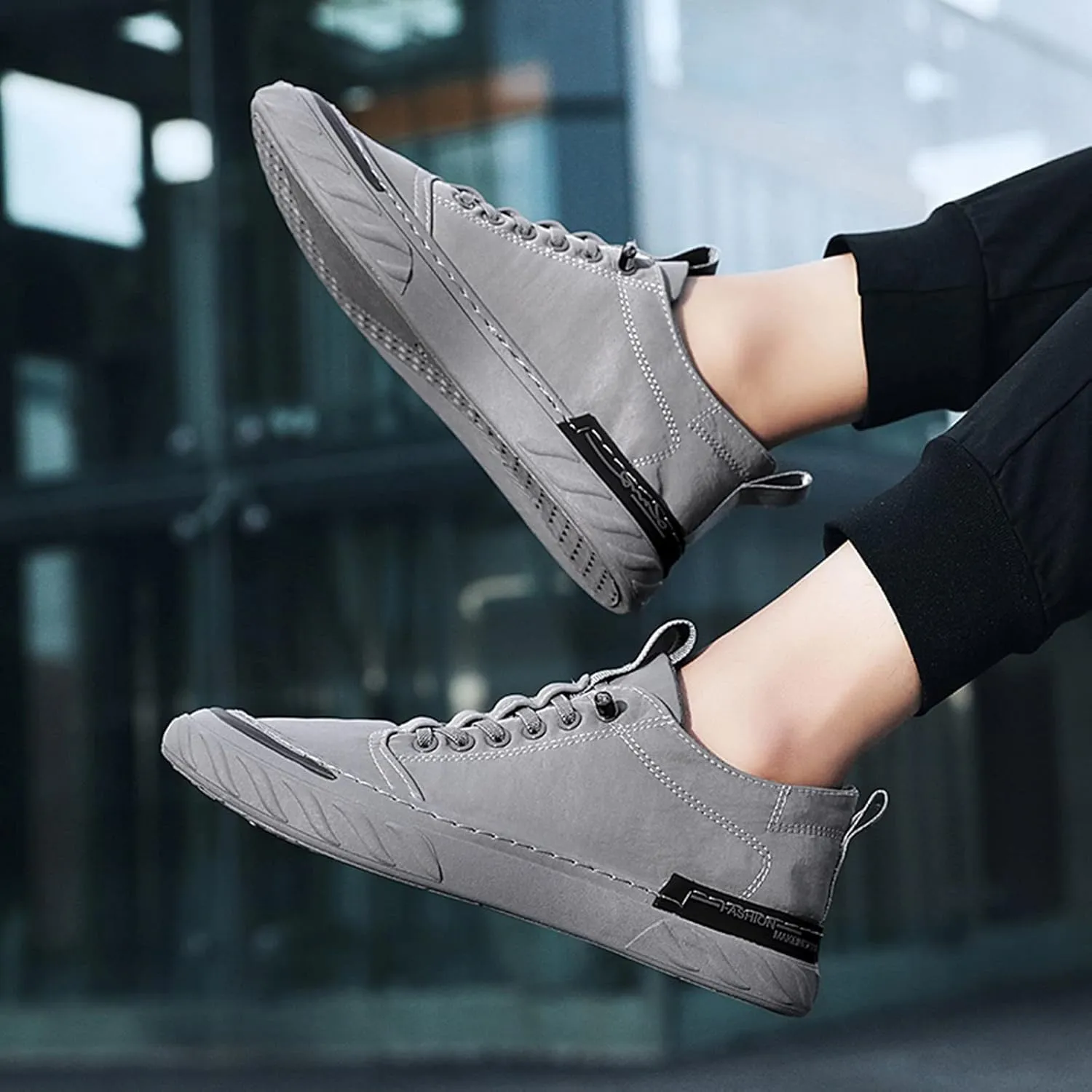 Men's Casual Dress Sneakers Men Low Top Breathable Casual Sport Shoes