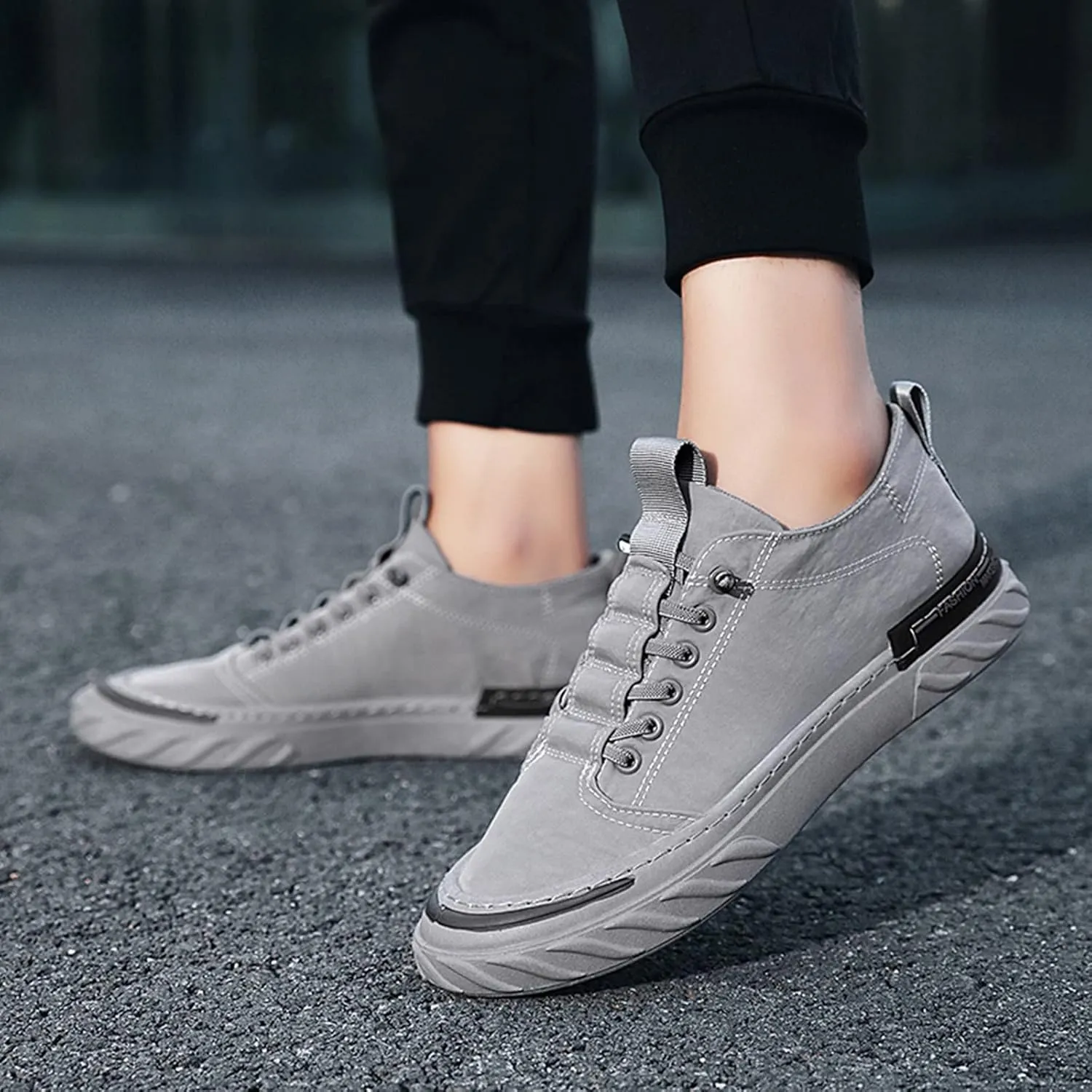 Men's Casual Dress Sneakers Men Low Top Breathable Casual Sport Shoes