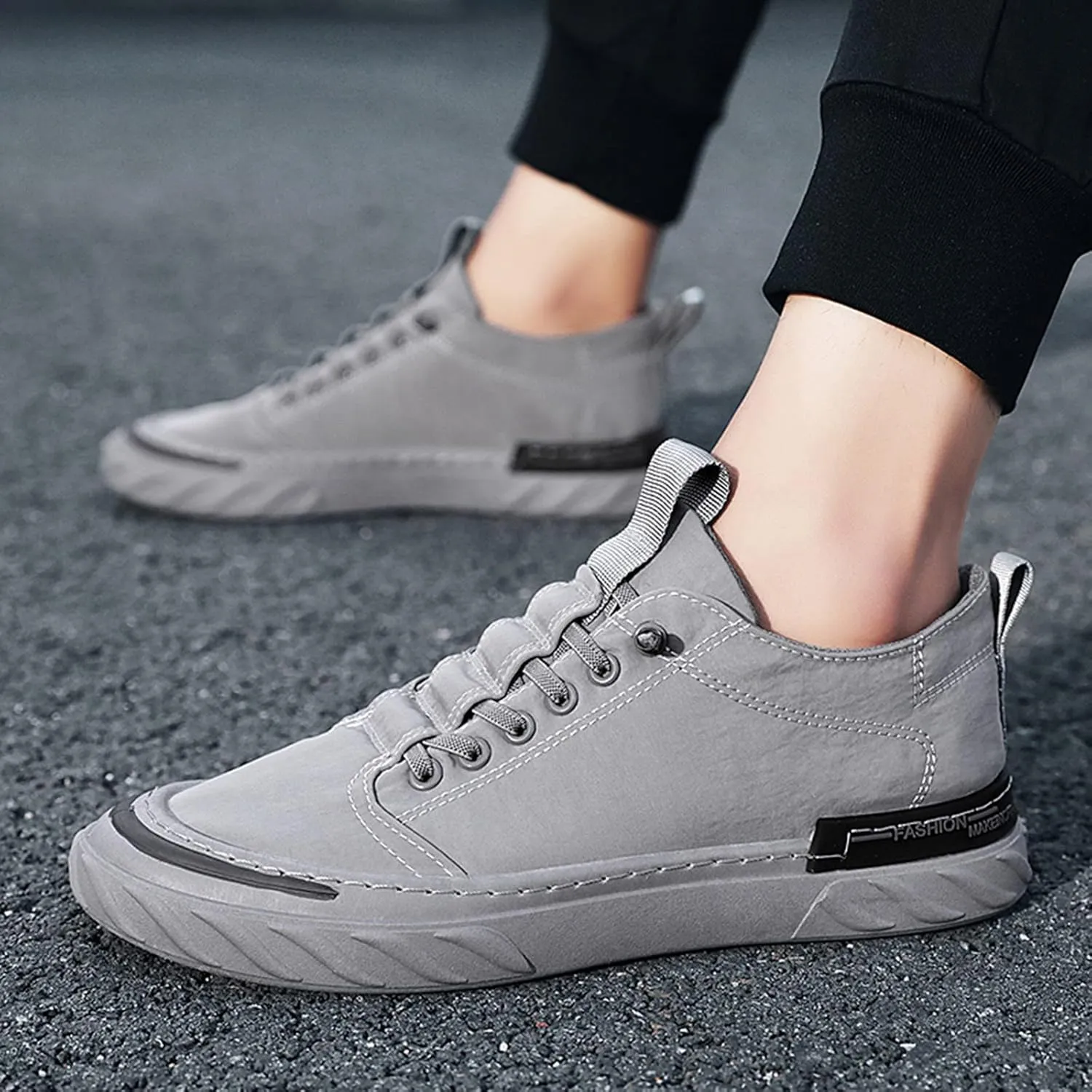 Men's Casual Dress Sneakers Men Low Top Breathable Casual Sport Shoes