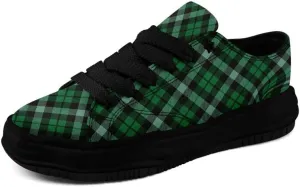 Men's Classic Plaid Canvas Sneakers Comfortable Casual Rubber Shoes Breathable Durable Fashion Trainers for Women