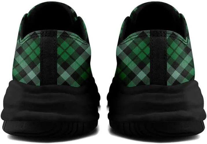 Men's Classic Plaid Canvas Sneakers Comfortable Casual Rubber Shoes Breathable Durable Fashion Trainers for Women