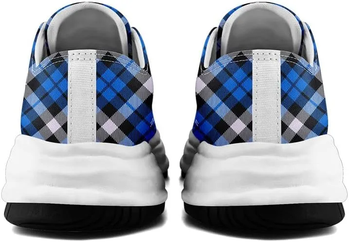 Men's Classic Plaid Canvas Sneakers Comfortable Casual Rubber Shoes Breathable Durable Fashion Trainers for Women