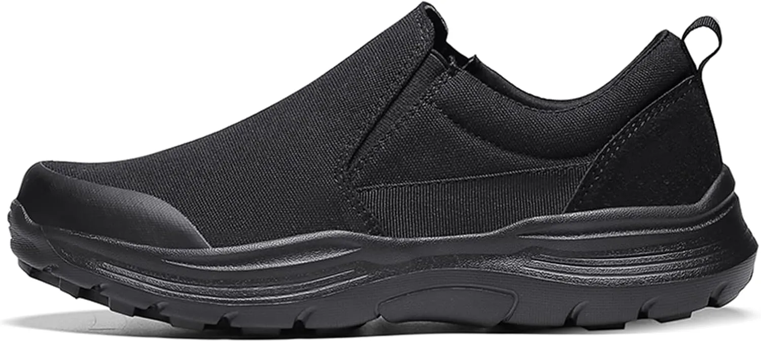 Men's Fashion Casual Canvas Shoes Breathable Anti-Slip Soft Sole Walking Shoes mesh Shoes